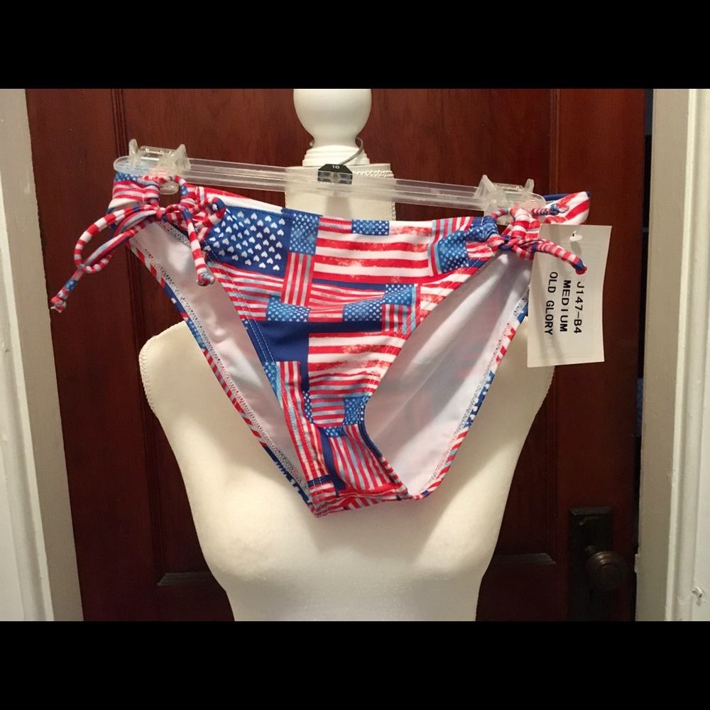 Juniors “Old Glory” Bikini Bottom